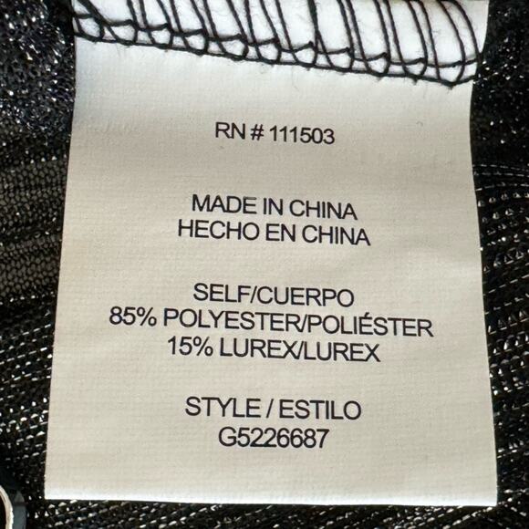 New ~ SARA MICHELLE ~ Long Sleeve Button Down Blouse Top Size M - Picture 6 of 7